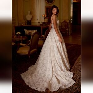 Justin Alexander Joelle Wedding Dress In Ivory, Full Lace